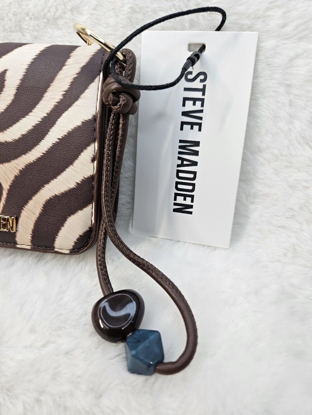 Steve Madden Zebra Print Wallet NWT - Picture 4 of 9